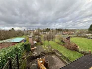 Ausblick vom Balkon