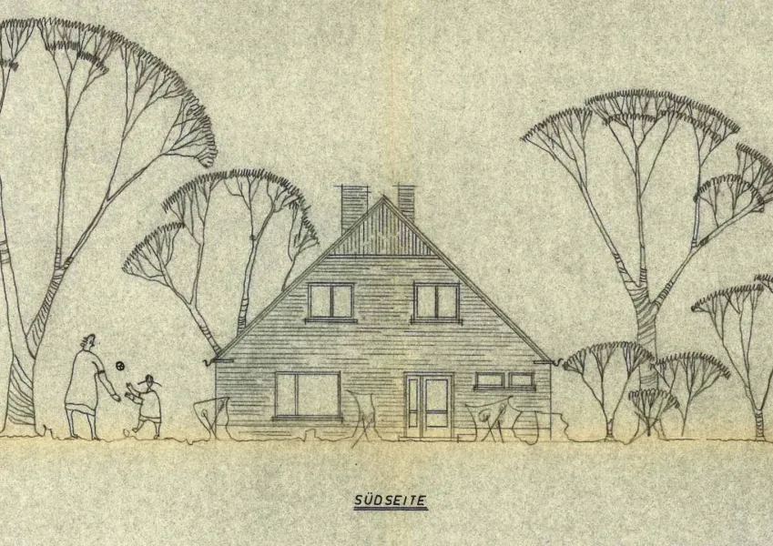 Zeichnungen Ansicht 1967 Südseite