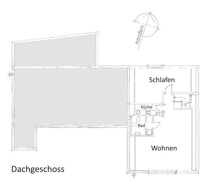 Zeichnung Dachgeschoss oM