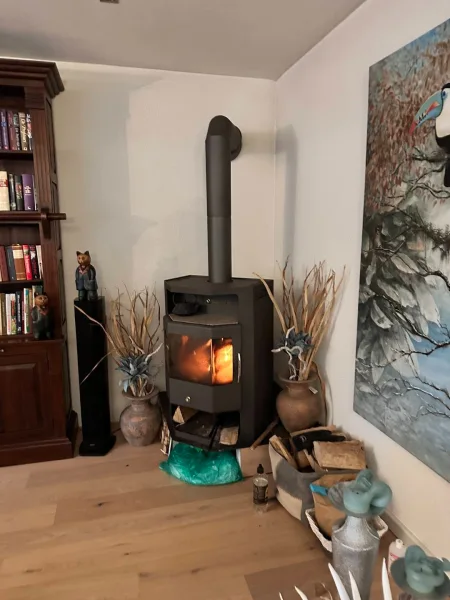 Kamin in Wohnzimmer