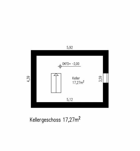 Zeichnung Kellergeschoss