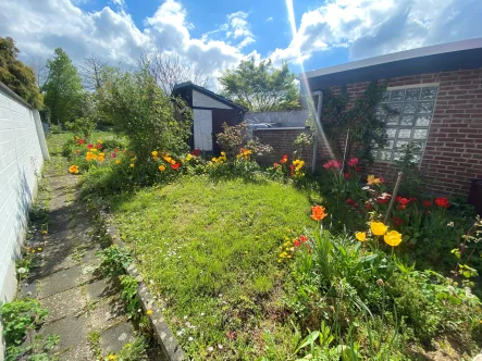 Garten sommer 2 - Haus kaufen in Erkelenz - Gemütliches Einfamilienhaus in ruhiger Lage Erkelenz-Venrath