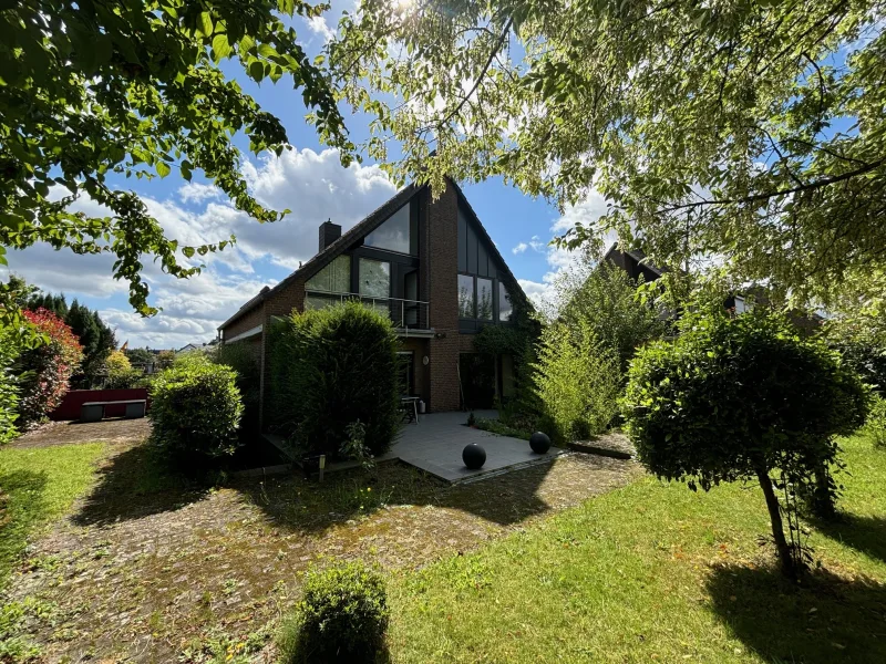 Blick vom Garten - Haus kaufen in Mönchengladbach - Außergewöhnliches Einfamilienhaus auf Traumgrundstück Mönchengladbach Venn