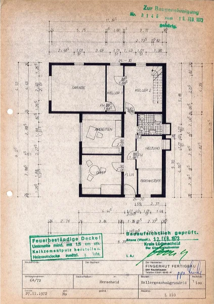 Grundriss KG