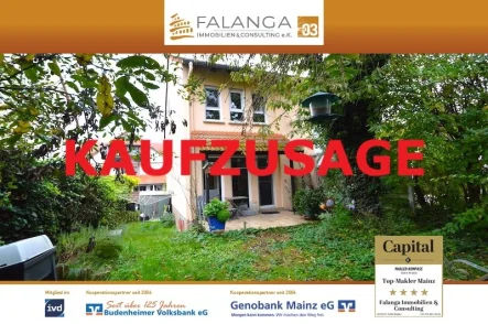 Titel Kaufzusage - Haus kaufen in Hahnheim - FALANGA IMMOBILIEN - RUHIGE FELDRANDLAGE! Familienfreundliche & geräumige DHH in Hahnheim!