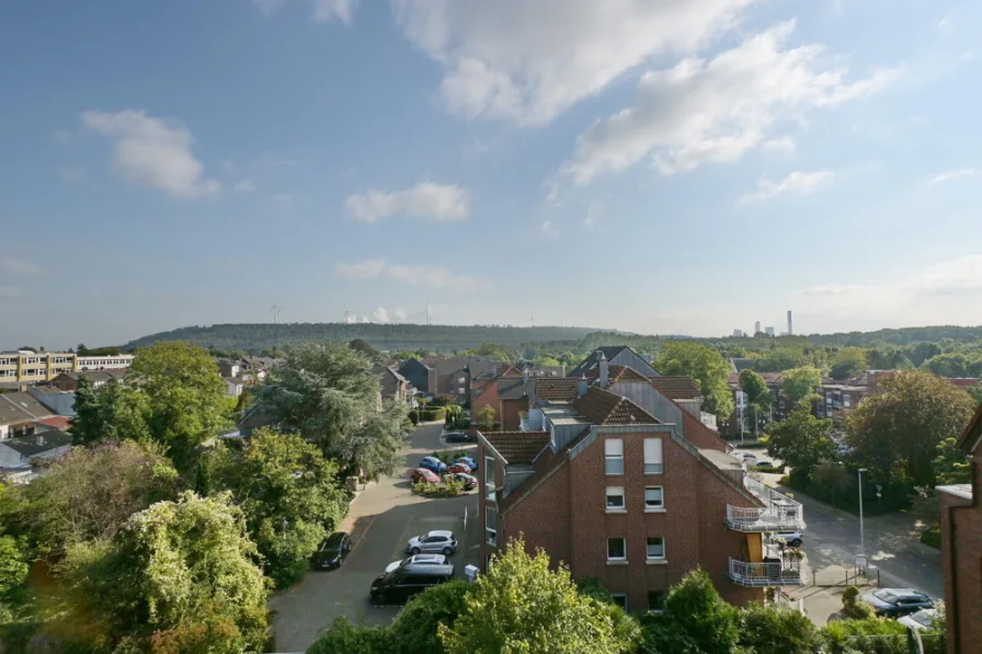 Blick vom Balkon