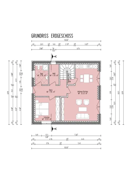 Grundriss Erdgeschoss