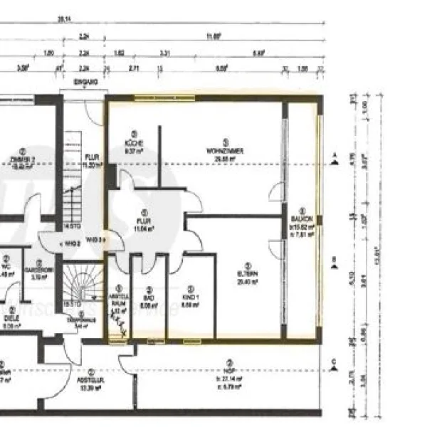 Wohnungsgrundriss