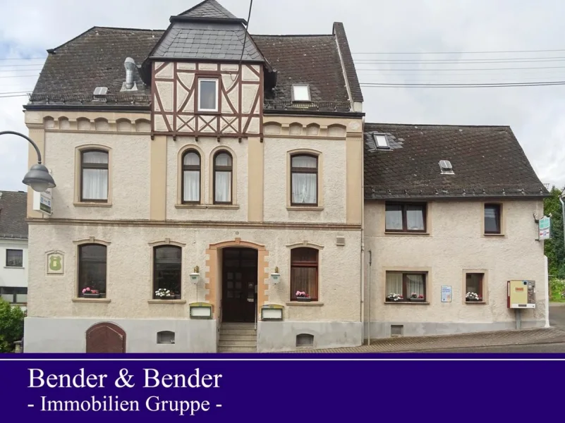 Hausansicht  - Haus kaufen in Ransbach-Baumbach VG - Wohn- und Geschäftshaus in zentraler Lage mit separatem Baugrundstück