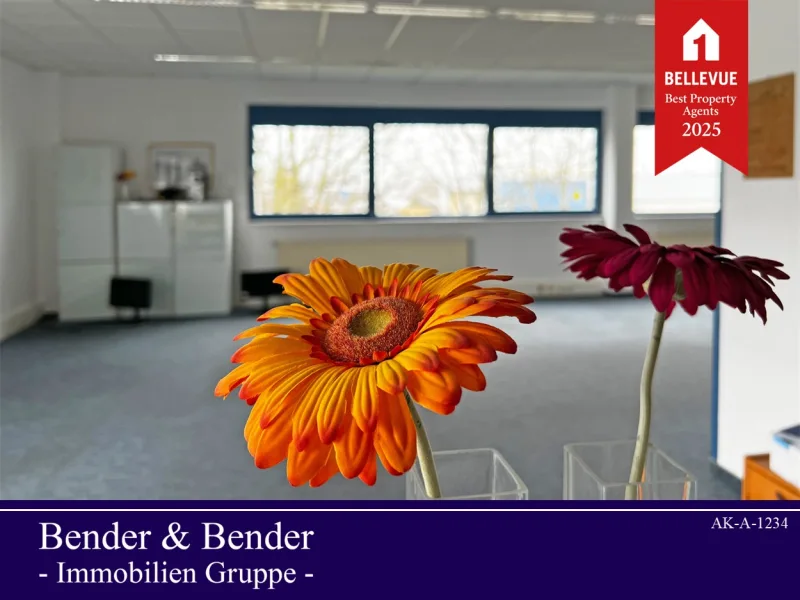 www.bender-immobilien.de - Büro/Praxis mieten in Kroppach - 432 m² großer Bürokomplex im Gewerbegebiet, auch für Bürogemeinschaften- Ab sofort zur Miete!