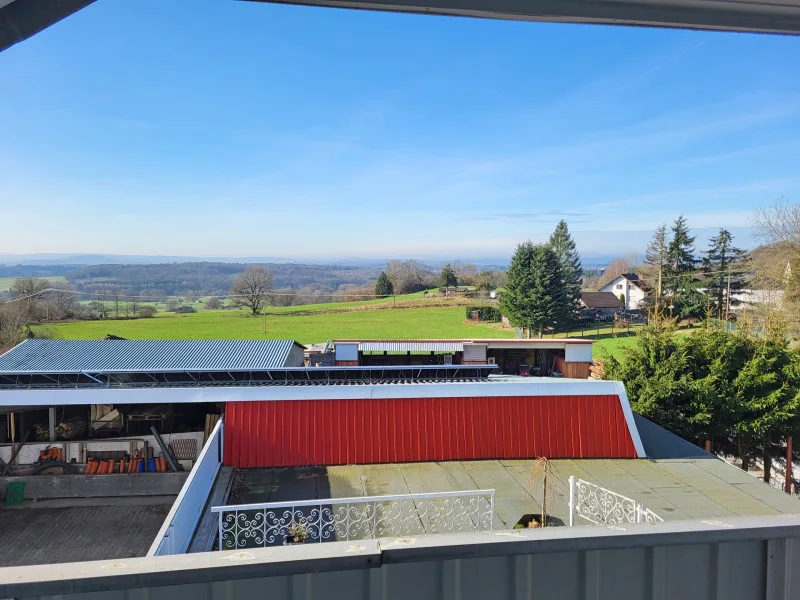 Aussicht vom Balkon