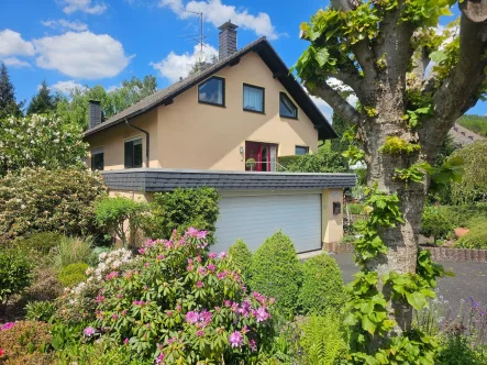 Objektansicht - Haus kaufen in Netphen / Werthenbach - Geräumiges Einfamilienhaus mit Einliegerwohnung in ruhiger Sackgassenstraße!