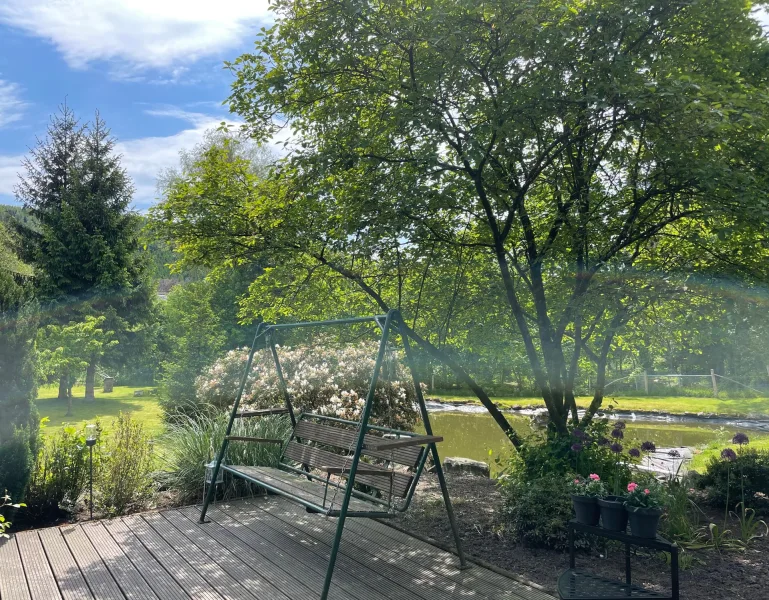 Ausblick von der Terrasse