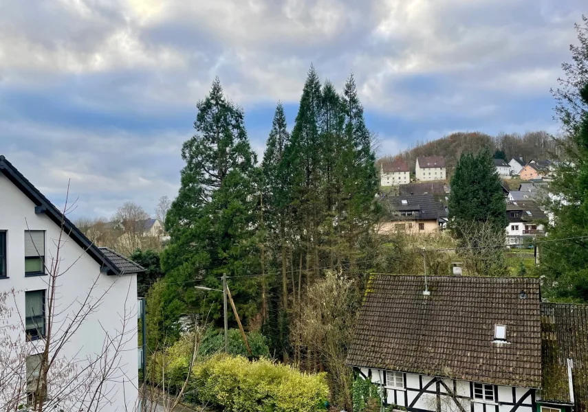 Ausblick vom Balkon