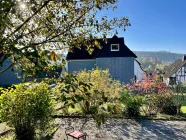 zweite Terrasse im Garten