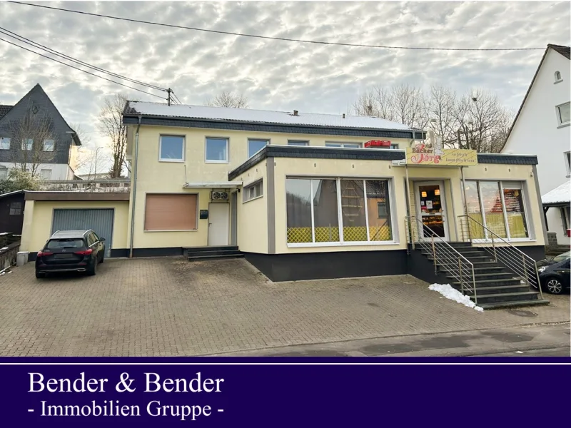 www.bender-immobilien.de - Zinshaus/Renditeobjekt kaufen in Reichshof - Vermietetes Wohn- und Geschäftshaus in zentraler Lage von Reichshof!