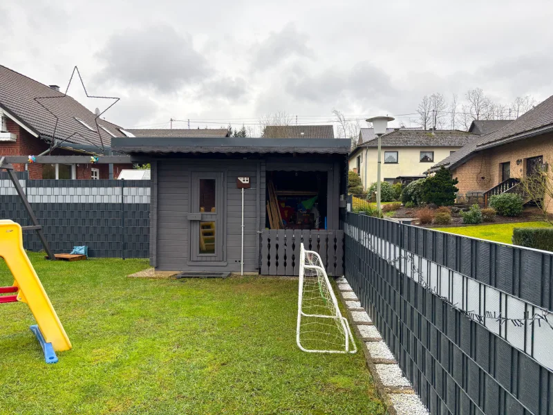 Gartenhaus mit Sauna