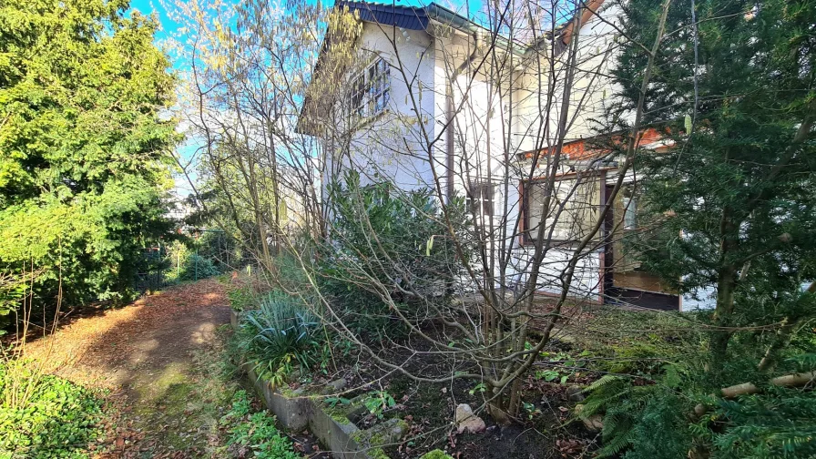 Westterrasse vor dem Essbereich