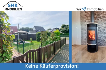 Titelbild - Wohnung kaufen in Schloß Holte-Stukenbrock - Ideal für jede Jahreszeit: Eigentumswohnung mit Gartenanteil und Kamin!