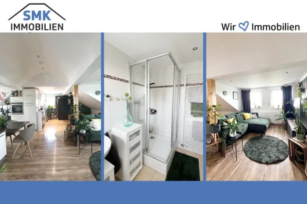 Titelbild - Wohnung mieten in Verl - Schöner Wohnen: Schicke Dachgeschosswohnung mit Einbauküche und tollem Grundriss!