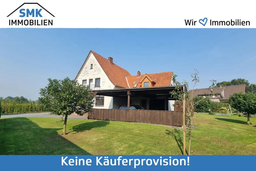 Titelbild - Haus kaufen in Verl - Sanierungsbedürftiges Zweifamilienhaus sucht motivierten Handwerker!