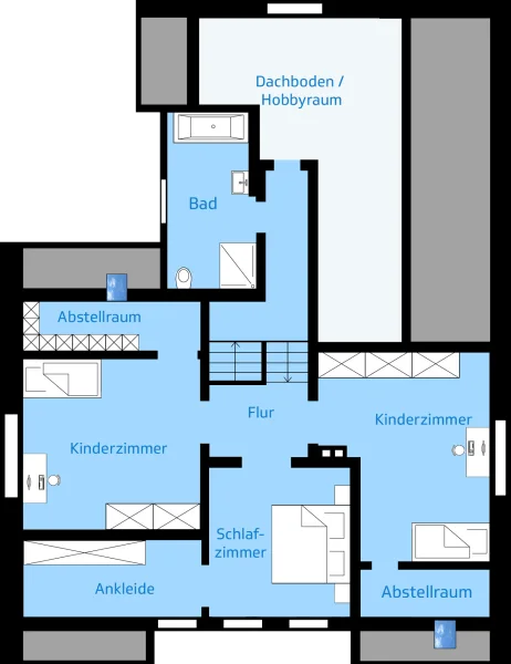 Grundriss Dachgeschoss