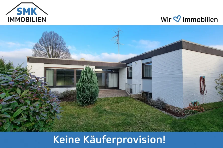 Titelbild - Haus kaufen in Verl - Ein Ort zum Aufblühen: Lichtdurchfluteter Bungalow mit großem Wohlfühlfaktor in Verl!