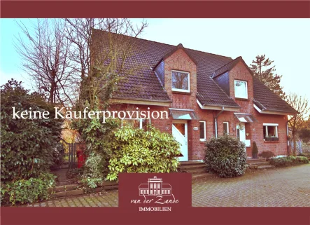  - Haus kaufen in Krefeld - Krefeld-Oppum: Gartenidylle in zentraler Lage - Doppelhaushälfte mit Garagen für 3 Pkw