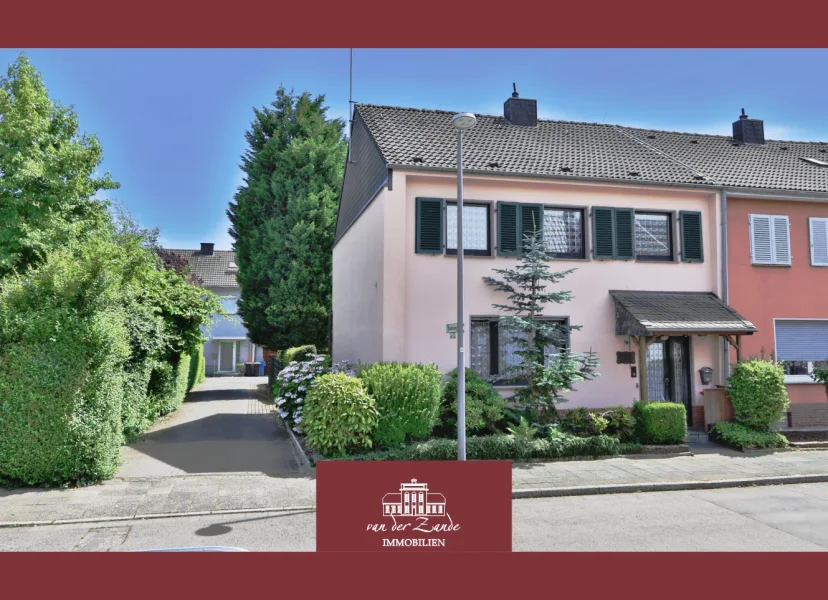 Herzlich Willkommen! - Haus kaufen in Krefeld -  Einfamilienhaus mit Garage und idyllischem Garten in ruhiger Lage . Krefeld-Fischeln