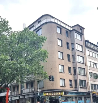Hausansicht - Wohnung mieten in Düsseldorf - Erstbezug nach Sanierung. 2-Zimmer-Wohnung in zentraler Lage D-Stadtmitte