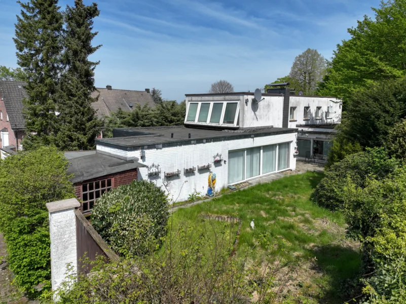 Luftaufnahme  - Haus kaufen in Selm-Cappenberg - Architektenhaus mit großem Grundstück Top-Lage auf Cappenberg