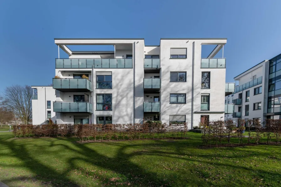 Außenansicht (1) - Wohnung kaufen in Lünen - Stadtquartier am Park - Moderne Eigentumswohnung mit Terrasse in Bestlage