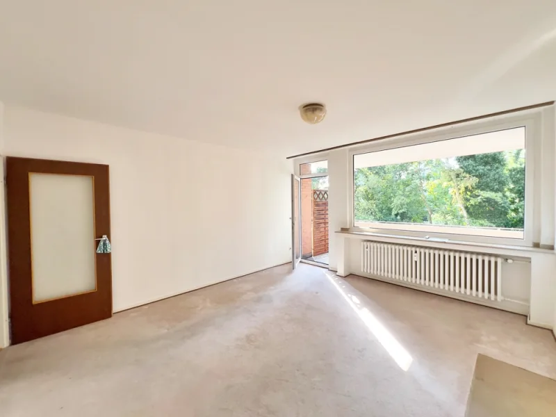 Wohnzimmer - Wohnung mieten in Mönchengladbach / Hockstein - Traumhafte 2-Zimmer-Wohnung mit Sonnenbalkon in MG-Hockstein!