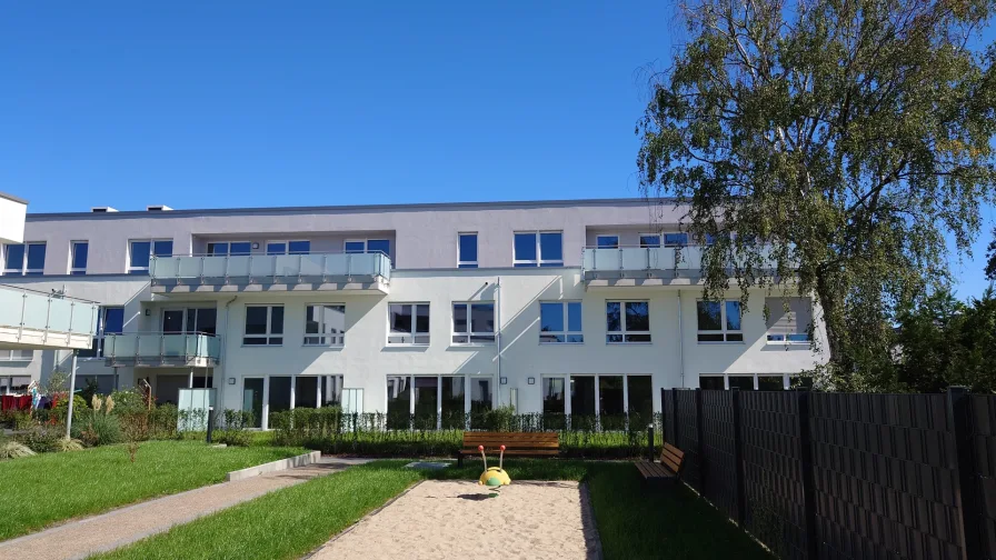 Gemeinschaftsgarten - Wohnung kaufen in Duisburg / Buchholz - Neubau: Großzügige Wohnung im zusätzlichen Staffelgeschoss - Das Penthouse!