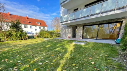 Außenbereich - Wohnung kaufen in Düsseldorf / Mörsenbroich - Gartentraum in Mörsenbroich