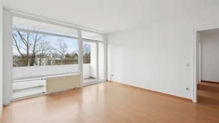 Wohnzimmer - Wohnung kaufen in Düsseldorf / Kaiserswerth - Ortsnahe 3 Zimmer Wohnung