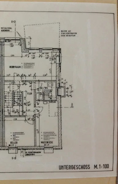 Grundriss Untergeschoss