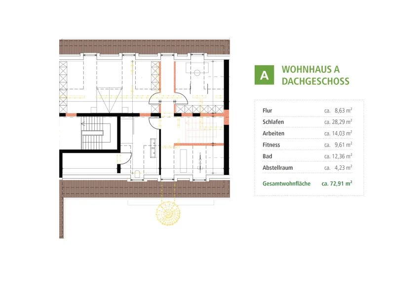 Wohnhaus A Dachgeschoss