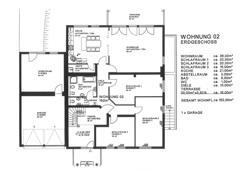 Grundrisse EG WE 1