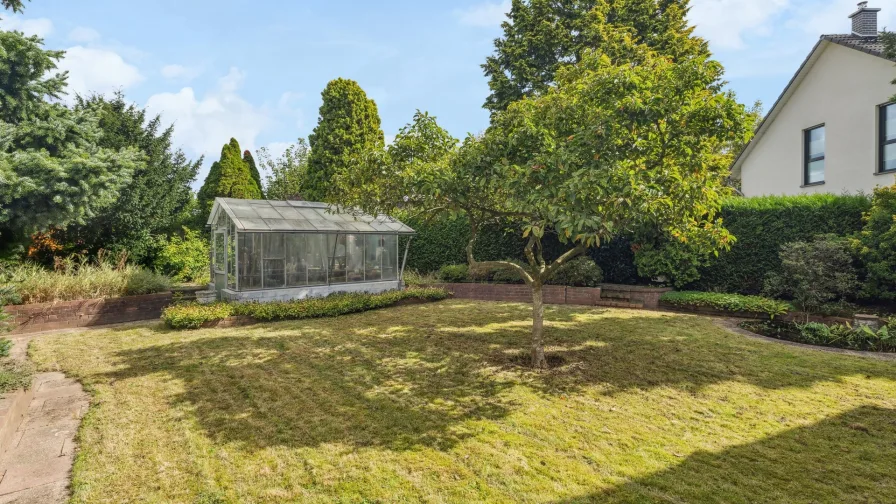 Garten weitere Ansicht - Haus kaufen in Duisburg / Rahm - Freistehendes Haus in Top Lage von DU-Rahm