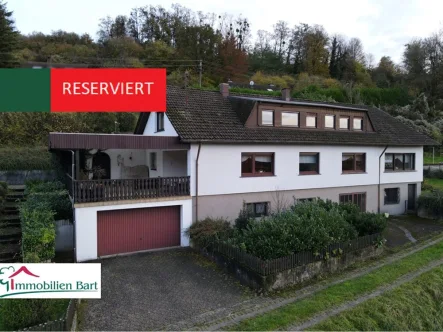 Rückansicht - Haus kaufen in Merzig / Merchingen - MERZIG: WOHNHAUS IN TOLLER LAGE!