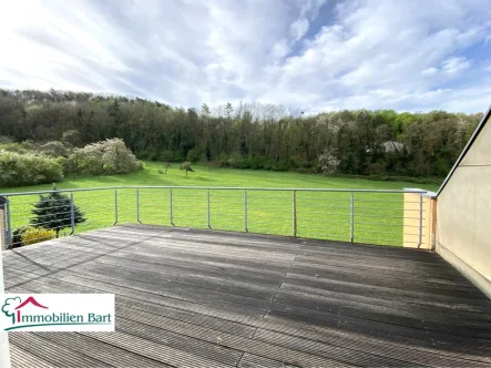 Dachterrasse mit Blick ins Grüne (2) - Haus kaufen in Perl - GRENZE L-SCHENGEN: JUNGES WOHNHAUS IN TOP LAGE !