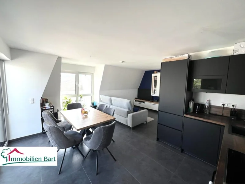 Wohn-Essbereich - Wohnung kaufen in Perl / Besch - PERL: NEUE 58 M² DG WOHNUNG MIT TOLLER AUSSICHT!