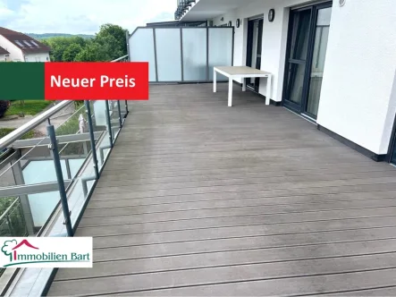 Balkon - Wohnung kaufen in Perl - PERL: NEUWERTIGE, ALTERSGERECHTE 108 M² WOHNUNG MIT TG-STELLPLATZ