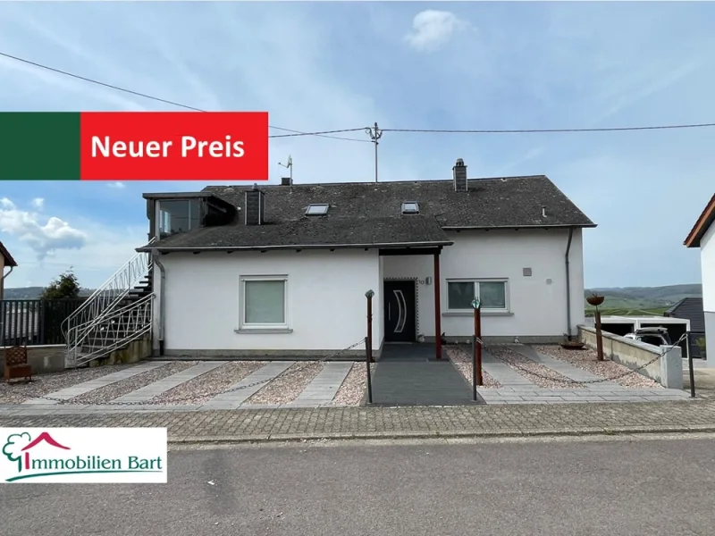 Titelbild_neuer Preis - Haus kaufen in Perl - GRENZNÄHE: GEPFLEGTES 200 M² WOHNHAUS MIT FERNSICHT AUF LUXEMBURG !