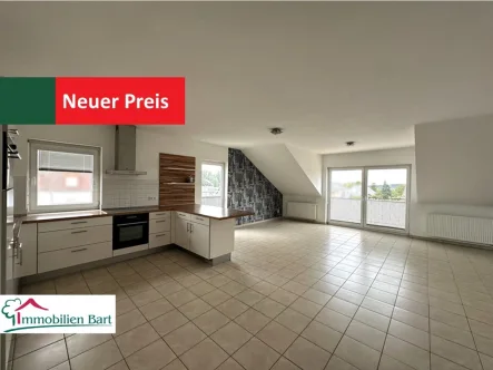 Titelbild_neuer Preis - Wohnung kaufen in Mettlach / Orscholz - 10 MIN. VON L-REMICH: 87 M² DACHGESCHOSSWOHNUNG MIT GARAGE !