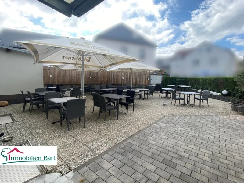 Terrasse - Gastgewerbe/Hotel kaufen in Merzig / Schwemlingen - HOTEL UND RESTAURANT MIT BIERGARTEN IN ATTRAKTIVER LAGE!