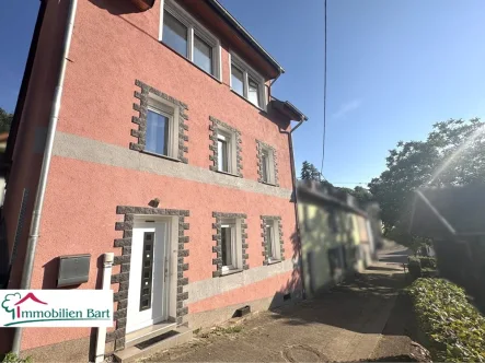 Straßenansicht - Haus kaufen in Mettlach / Saarhölzbach - KAUFEN UND EINZIEHEN! RENOVIERTES WOHNHAUS MIT 4 SCHLAFZIMMERN