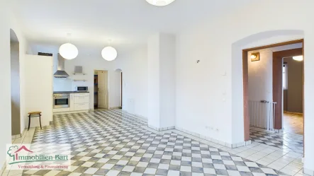 Wohn-Essbereich mit offener Küche - Wohnung kaufen in Perl / Borg - PERL-BORG: 72 M² OG-WOHNUNG MIT STELLPLATZ + KELLERRAUM