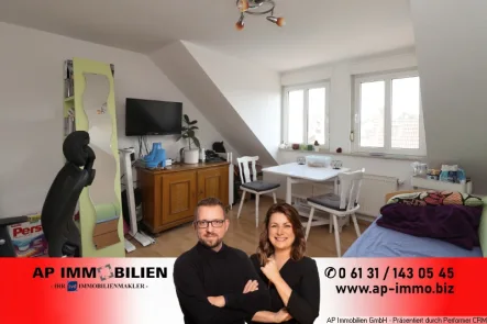 AP Immobilien GmbH Mainz - Wohnung mieten in Mainz - DACHGESCHOSSTRAUM in MAINZ - BRETZENHEIM - 2ZKB